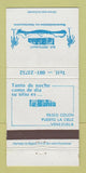 Matchbook Cover - La Bahia Restaurant Puerto La Cruz Venezuela 30 Strike