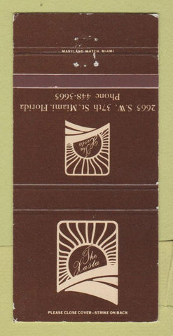 Matchbook Cover - The Hasta Miami FL 30 Strike