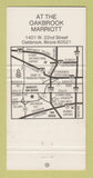 Matchbook Cover - Golden Oyster Restaurant Oakbrook IL Marriott 30 Strike