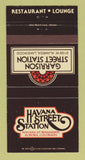 Matchbook Cover - Garrison Havana St Station Aurora Lakewood Colorado 30 Strike