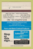 Matchbook Cover - Johnson Controls Ed's Bowling Green Glasgow KY 40 Strike