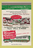 Matchbook Cover - Mangam's Chateau Supper Club Lyons IL 40 Strike