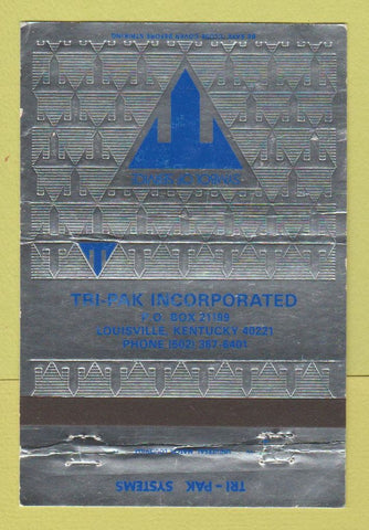 Matchbook Cover - Tri Pak Incorporated Louisville KY 40 Strike