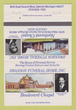 Matchbook Cover - Swanson Funeral Home Detroit MI 40 Strike