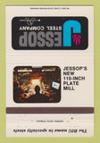 Matchbook Cover - Jessop Steel Company Washington PA 40 Strike