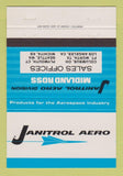 Matchbook Cover - Janitrol Aero Midland Ross Columbus OH Seattle WA 40 Strike