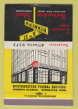 Matchbook Cover - Northwestern Federal Savings Loan Minneapolis MN 40 Strike