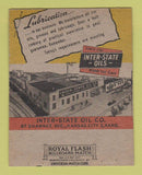 Matchbook Cover - XL Motor Oil gas George Asplund Wichita KS BOBTAIL 40 Strike