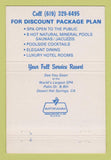 Matchbook Cover - Desert Hot Springs Spa Resort Hotel CA 40 Strike
