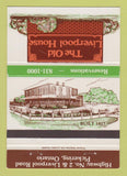Matchbook Cover - Old Liverpool House Pickering ON 40 Strike