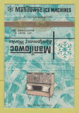 Matchbook Cover - Manitowoc Ice Machines WI WORN STAINED 40 Strike