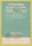 Matchbook Cover - Manitowoc Ice Machines WI WORN STAINED 40 Strike