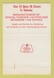 Matchbook Cover - Detroit Punch and Retainer Fraser MI 40 Strike
