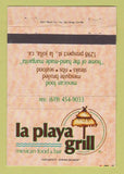 Matchbook Cover - La Playa Grill Mexican Food La Jolla CA 40 Strike