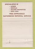 Matchbook Cover - Century 21 Real Estate Lynbrook NY 40 Strike