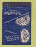 Matchbook Cover - Dogwood Room Henry Grady Hotel Atlanta GA girlie 40 Strike