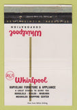 Matchbook Cover - Whirlpool Appliances Kapiolani Honolulu Hawaii WEAR 40 Strike