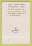 Matchbook Cover - River City Log Homes New Braunfels TX SAMPLE WEAR 40 Strike