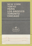Matchbook Cover - Parachute Miami FL Bal Harbour Shops WEAR 40 Strike