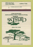 Matchbook Cover - Christy's Restaurant Bar Lubbock TX 40 Strike