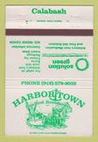 Matchbook Cover - Harbortown Seafood Restaurant Calabash NC WEAR 40 Strike