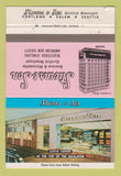Matchbook Cover - Stevens and Son Jewelry Portland Salem OR Seattle WA 40 Strike