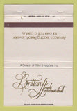 Matchbook Cover - Brittay Jewels Int Jewelry Las Vegas Lake Tahoe 40 Strike