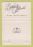 Matchbook Cover - Brittay Jewels Int Jewelry Las Vegas Lake Tahoe 40 Strike