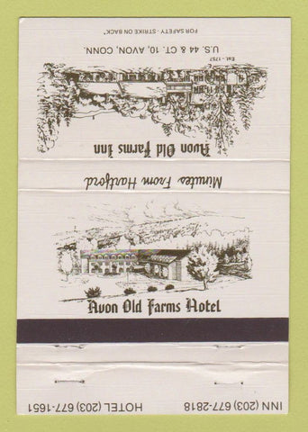 Matchbook Cover - Avon Old Farms Inn Avon CT 40 Strike
