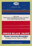 Matchbook Cover - Jones Blair Paint Henderson TX 40 Strike