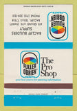 Matchbook Cover - Fuller O'Brien Paints Bacliff TX 40 Strike