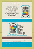 Matchbook Cover - Fuller O'Brien Paints Carthage TX 40 Strike