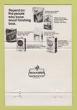 Matchbook Cover - Flood Company Penetrol Hudson OH wood finish 40 Strike