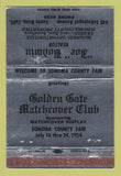 Matchbook Cover - Joe Bodwin Real Estate Santa Rosa CA SILVER WEAR 40 Strike