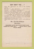 Matchbook Cover - Joe Bodwin Real Estate Santa Rosa CA SILVER WEAR 40 Strike