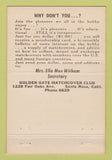 Matchbook Cover - Joe Bodwin Real Estate Santa Rosa CA BRONZE WEAR 40 Strike