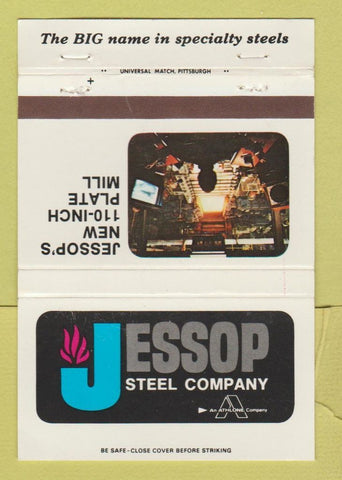 Matchbook Cover - Jessop Steel Company Washington PA 40 Strike