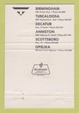 Matchbook Cover - Thompson Tractor Caterpillar Birmingham AL 40 Strike