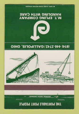 Matchbook Cover - MT Epling Company Gallipolis OH 40 Strike