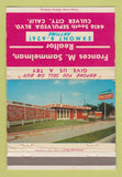 Matchbook Cover - Frances Sammelman Real Estate Culver City CA WEAR 40 Strike