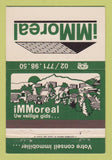 Matchbook Cover - iMmoreal Brussels Belgium 40 Strike