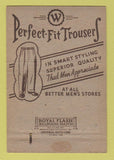 Matchbook Cover - Perfect Fit Trousers Clothes Milwaukee WI WEAR 40 Strike