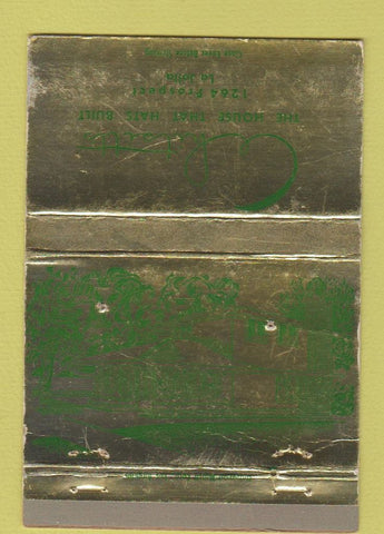 Matchbook Cover - Whitsitt's Hats LA Jolla CA WORN 40 Strike