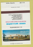Matchbook Cover - Eddie Williams Men's Clothes Arlington TX 40 Strike