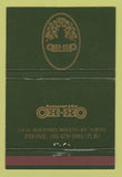 Matchbook Cover - Restaurant Bar Oh Ho Tokyo Japan 40 Strike