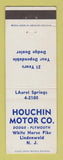 Matchbook Cover - Houchin Motors Dodge Plymouth Lindenwold NJ