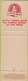 Matchbook Cover - Lehighton Hardware