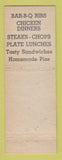 Matchbook Cover - Mary & Norman's Bar Sedalia MO
