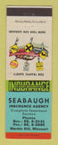 Matchbook Cover - Seabaugh Insurance Agency Marble Hill MO