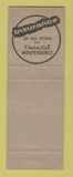 Matchbook Cover - Seabaugh Insurance Agency Marble Hill MO
